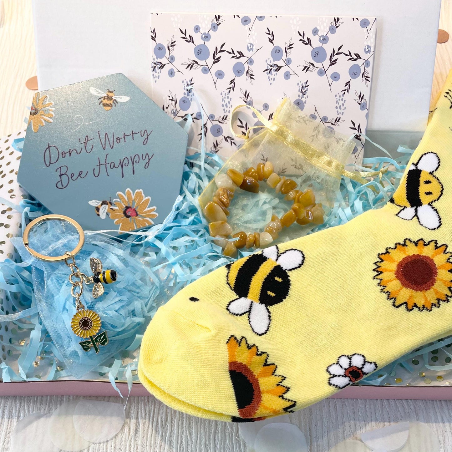 Letterbox Gift - Dont Worry Bee Happy