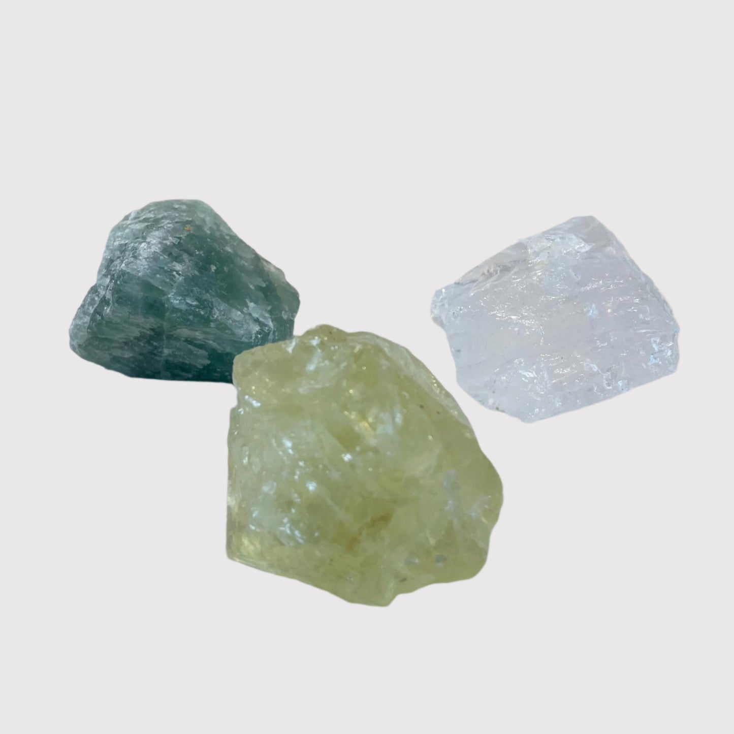 Raw Natural Crystal Incense Stick Holder -Citrine, Clear Quartz or Fluorite