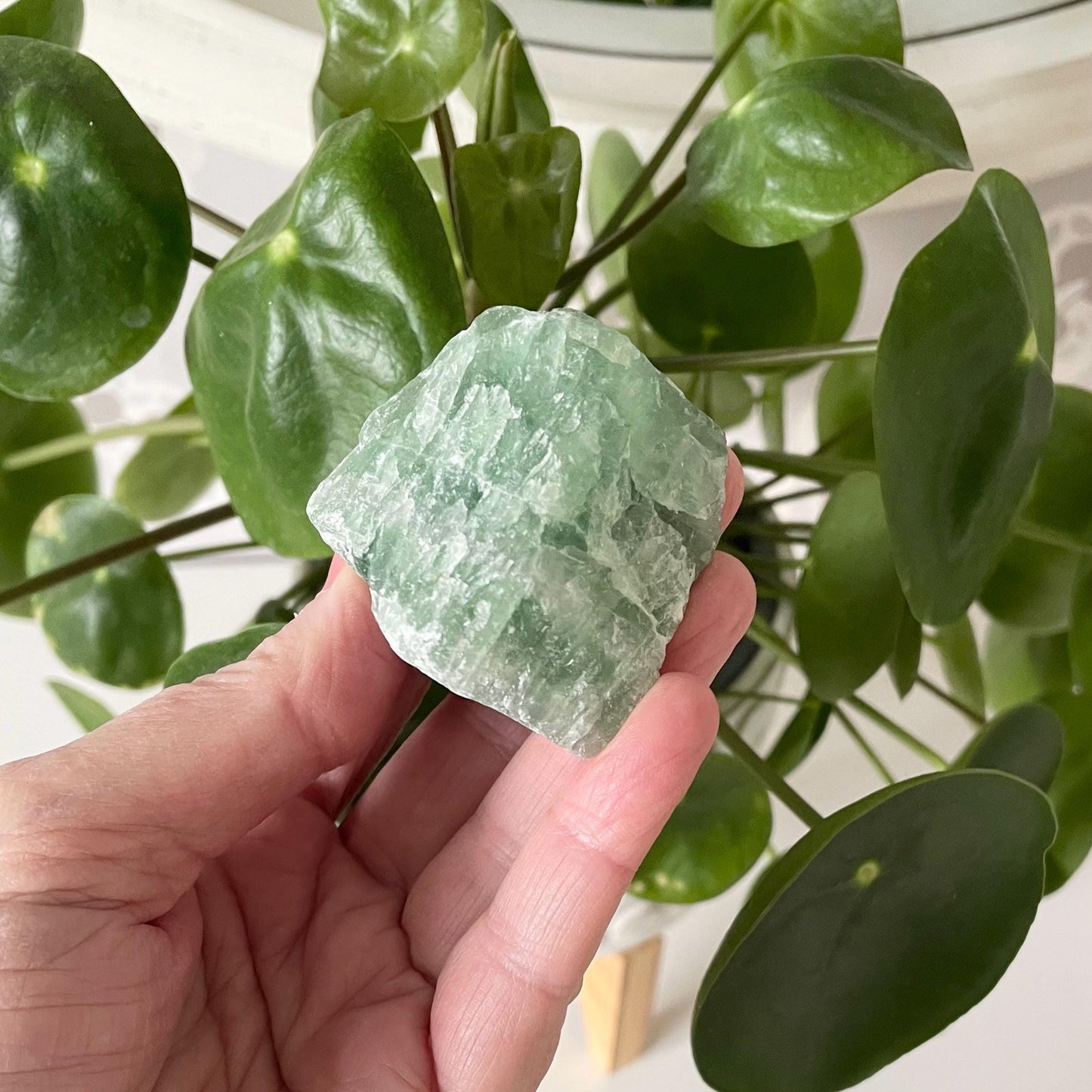 Raw Natural Crystal Incense Stick Holder -Citrine, Clear Quartz or Fluorite