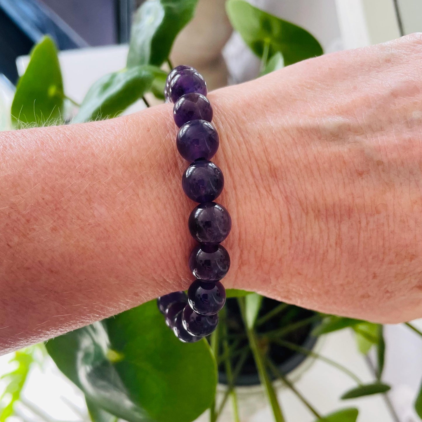 Amethyst Crystal Bracelet  - Intuition and Inner Peace.