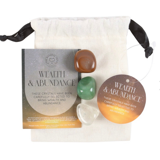 Wealth and Abundance Healing Crystal Set