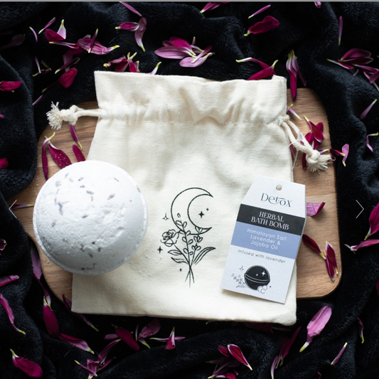 Essential Oil Infused  Bath Bomb - Detox - Lavender