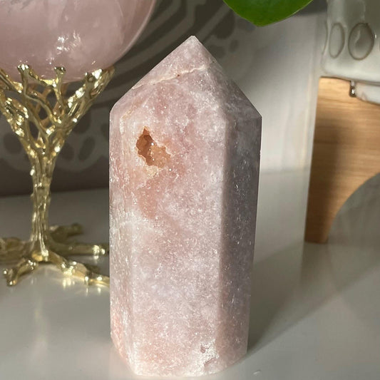 Pink Amethyst Chunky Crystal Tower