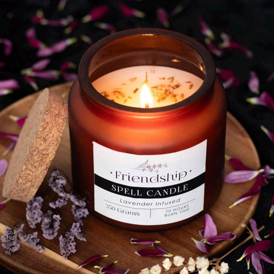 Divine Ritual Spell Candle -Friendship -Lavender